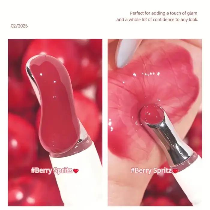 Rouge à lèvres aqueux, vernis à lèvres longue durée