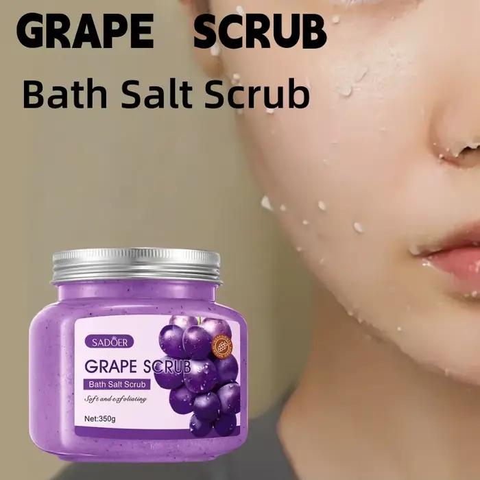 Gommage au sel de bain de raisin 350g