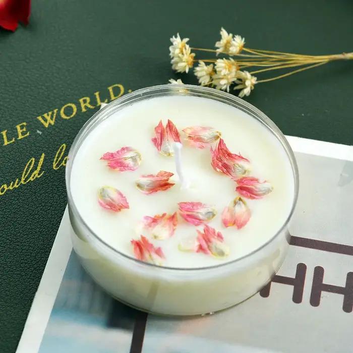 Mini bougie aromatique naturelle parfumée Nile Garden, faite à la main, à basse température, cadeaux romantiques, décoration pour la maison, 1 pièce