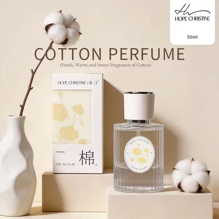 Parfum floral Clean Cotton Original pour femme, notes de tête et de cœur fraîches, longue tenue, idéal pour le bureau, dates et événements spéciaux