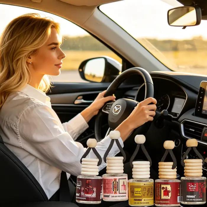 Diffuseur de parfum pour voiture, accessoires intérieurs, parfum frais et propre, parfum longue durée, cadeau de Noël idéal pour les conducteurs