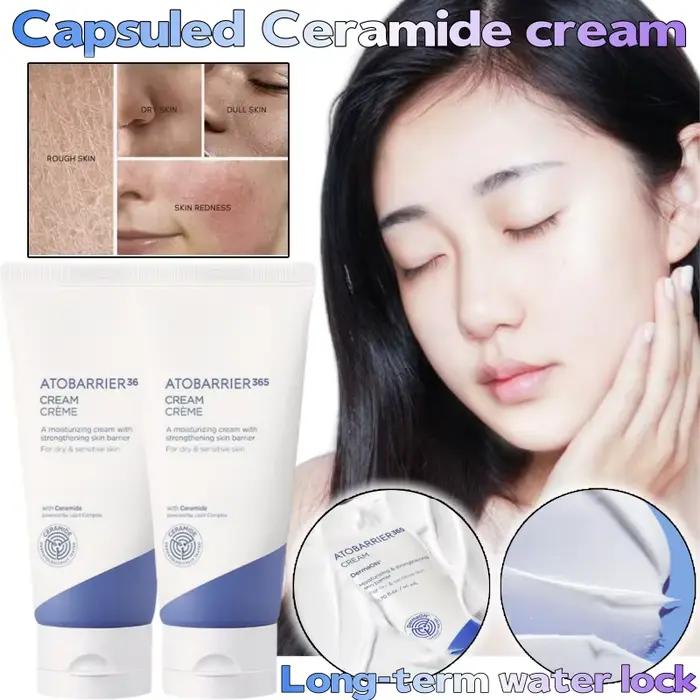 Crème hydratante apaisante et adoucissante 80g, hydratante, verrouillage à l'eau à Long terme, réparation, crème spéciale sèche et sensible pour le visage