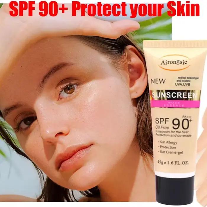 Crème solaire visage corps