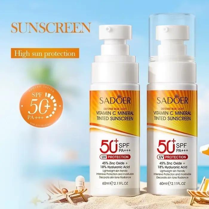 Crème solaire teintée minérale à la vitamine C 60 ml