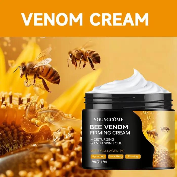 Crème Premium au Venin d'Abeille Visage et Cou – Boost de Collagène