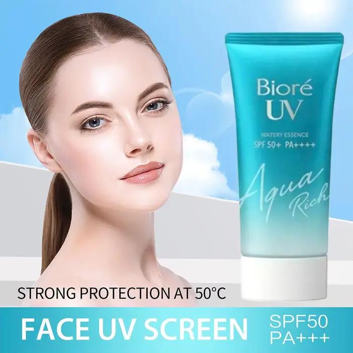 Japon Biore SPF50 + crème solaire coréen visage corps imperméable Anti UV hydratant