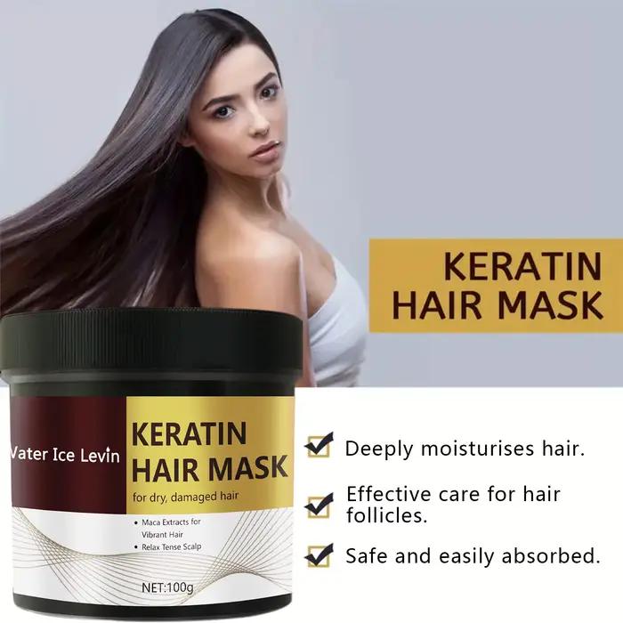 Masque capillaire magique à la kératine, réparation rapide en 5 secondes, cheveux crépus endommagés, doux, lisse, brillant, lissage, hydratant en profondeur, soins capillaires