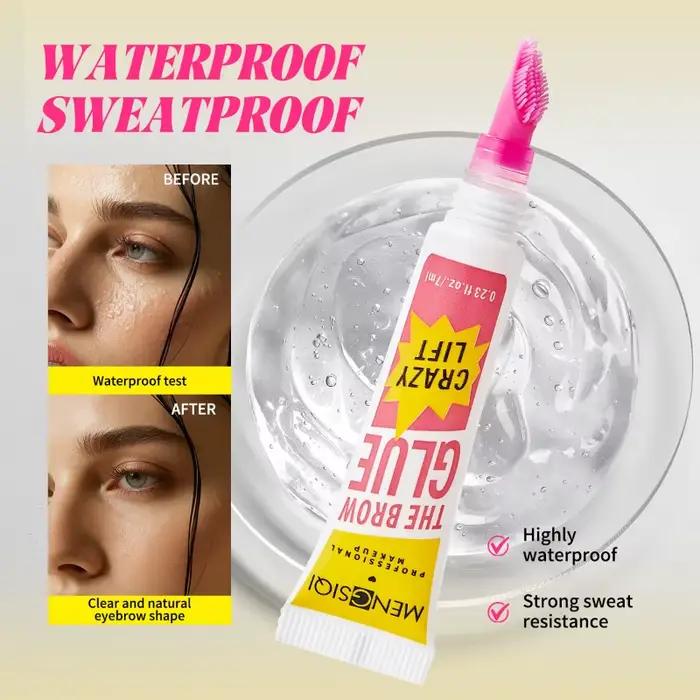 Gel Sourcils Fixateur Longue Durée Imperméable Séchage Rapide Transparent Maquillage Yeux