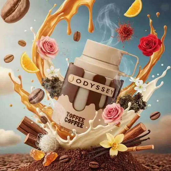 Parfum unisexe Armaf Odyssey Toffee Coffee, eau de parfum longue durée 100 ml, parfum oriental à la vanille, EDP, parfum en spray unisexe