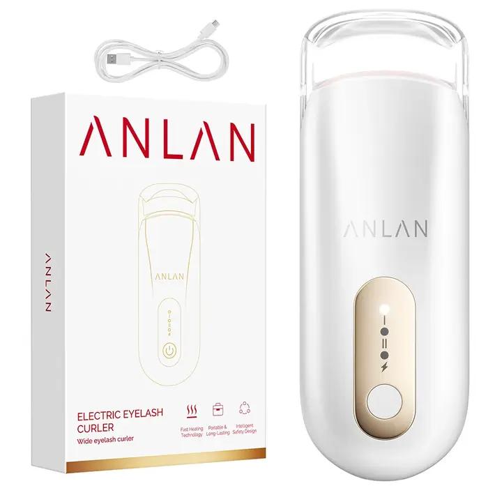 ANLAN Recourbe-cils électrique Large ouverture Rechargeable Rehaussement des cils jusqu'à 24 h Contrôle de température