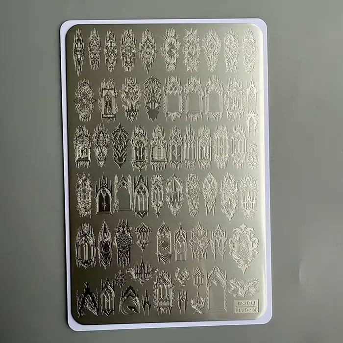 XMQ NAIL ART PLATES STAMPING PLATES D'IMAGE DE VENTES CAVÉES