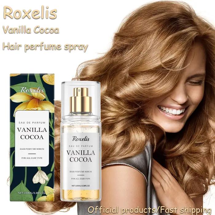 Roxelis vanille cacao soin des cheveux parfum Spray parfum corporel parfum frais ajouté aux cheveux