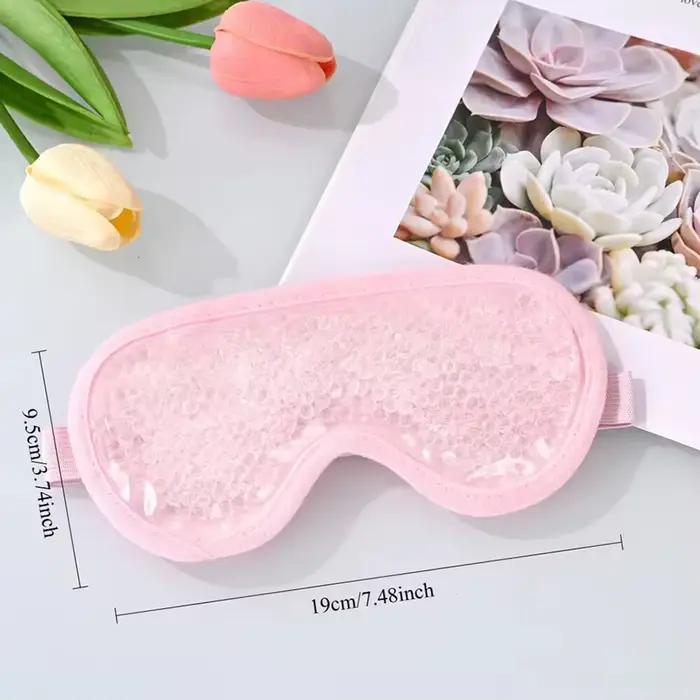 Masques pour les yeux et le visage, masque facial froid, compresse chaude et froide pour les cernes et les poches, masques rafraîchissants pour le visage pour femmes et hommes, outils de soin de la pe