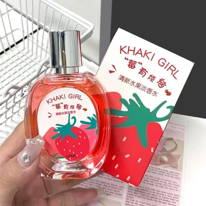 Parfum fruité pour femme senteur douce de raisin fraise orange longue tenue léger portable occassions spéciales