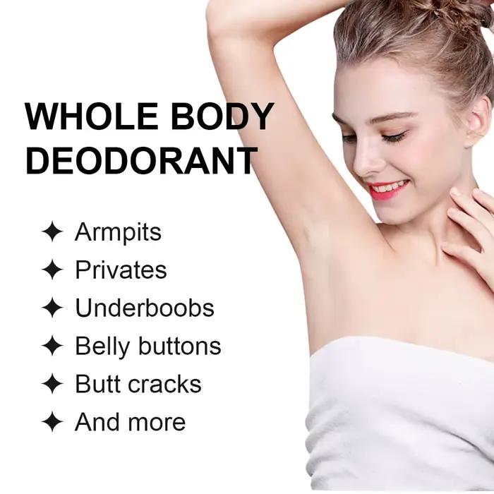 Crème déodorante corporelle 72 heures, déodorant corporel parfumé aux fruits, déodorant longue durée, contrôle des odeurs, parfum aromatique