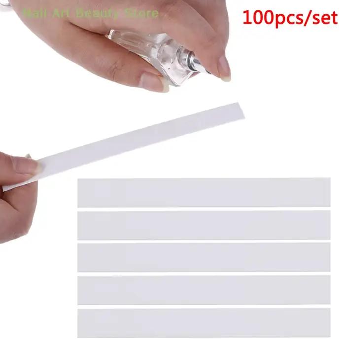 Bandes de papier pour aromathérapie, 100 pièces/lot, 130x15mm