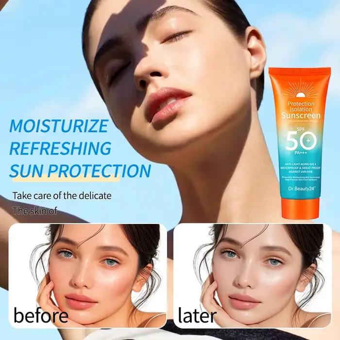 Crème solaire pour le visage et le corps