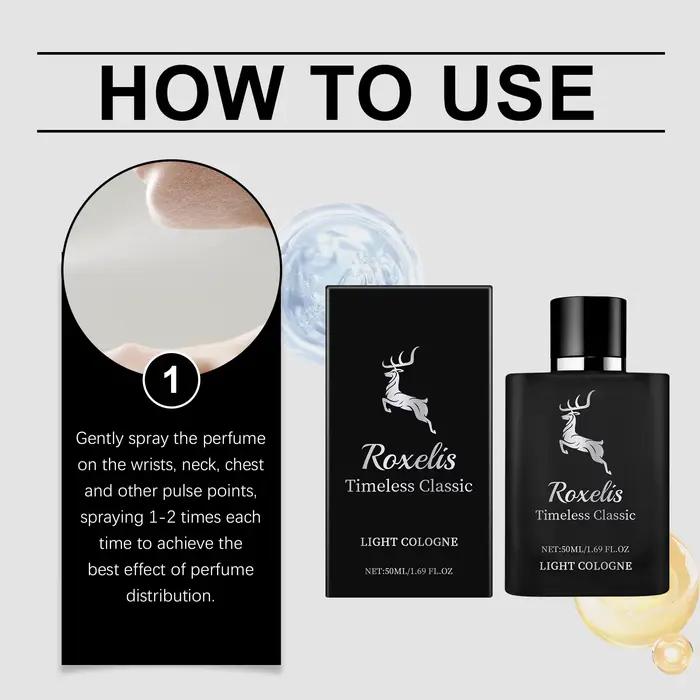 Roxelis Bergamote Parfum Classique Cologne Naturel Frais Cheveux Tempérament