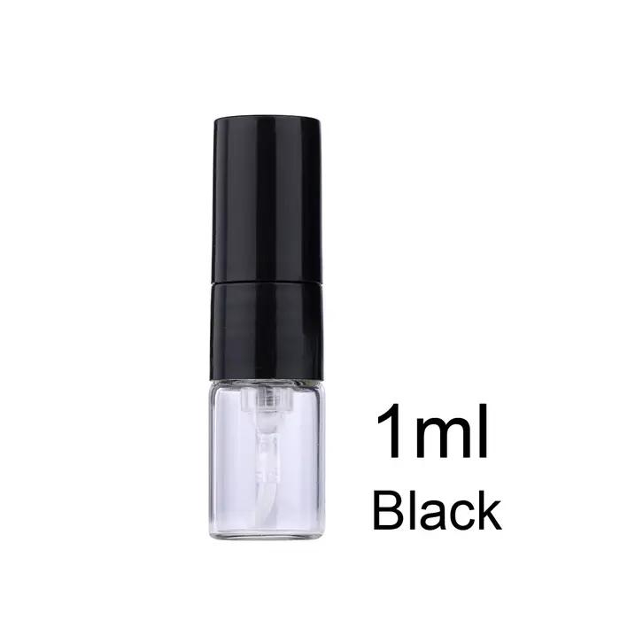100 pcs/Lot 1 ml 2 ml 3 ml flacon pulvérisateur bouteille de parfum rechargeable avec carte en papie