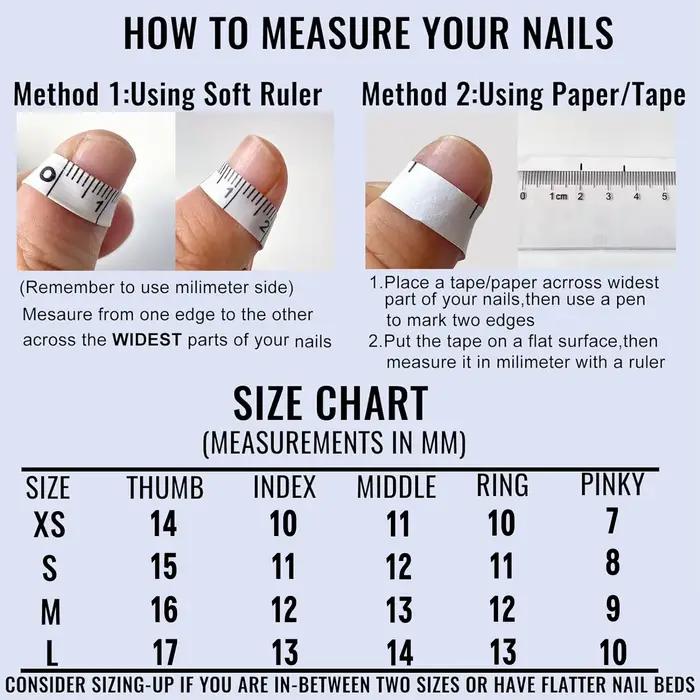 10 pièces à la main gothique presse sur ongles Punk foncé 3D Note de musique conception faux ongles