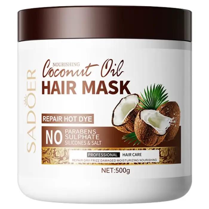 Masque capillaire au plasma de riz bioaoua pour cheveux crépus et endommagés soin hydratant réparation rapide doux brillant lissant