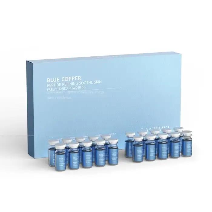 Peptide de cuivre bleu pour réparation de la peau du visage
