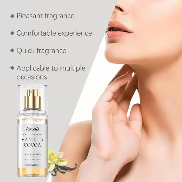 Roxelis vanille cacao soin des cheveux parfum Spray