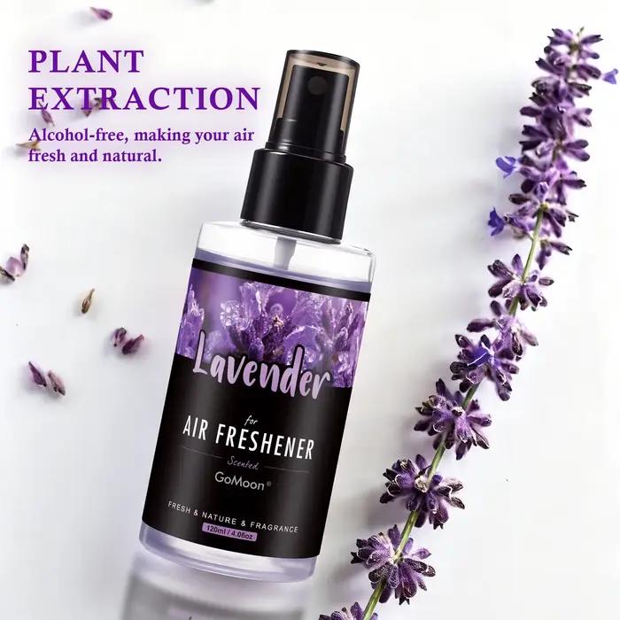 Spray de parfum pour voiture haut de gamme à la lavande naturelle, 120 ml/4,06 oz, parfum longue durée, adapté à la maison et à la voiture