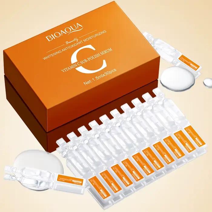 Essence de rétinol de vitamine C, liquide, acide hyaluronique, sous-polissage, hydratant, Anti-rides, raffermissant, estompe les ridules, soins de la peau