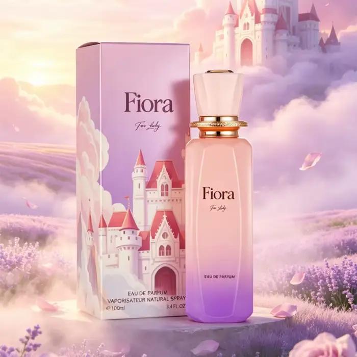 Fiora Eau de Parfum pour Femme, Parfum Floral Fruité Longue Durée, Flacon Dégradé, Parfum Portable pour Femme, Cadeau pour les Rendez-vous Quotidiens