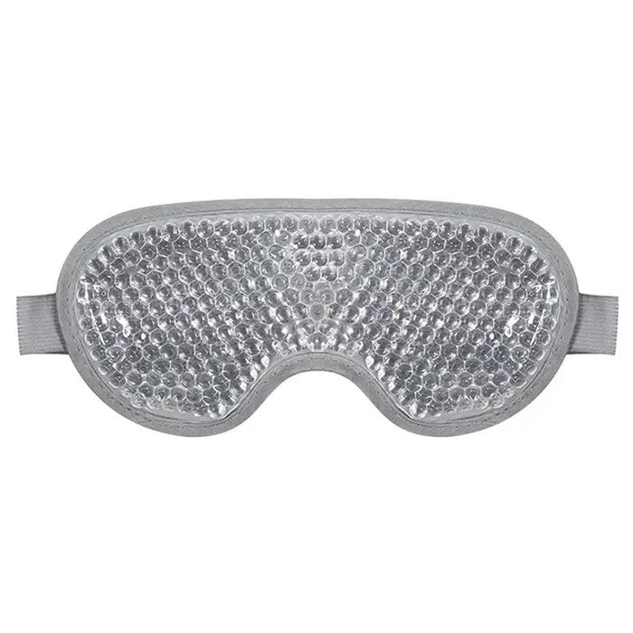 Masques faciaux froids pour les yeux compresse chaude froide cernes perles de gel douces tissu élastique PVC sans latex usage quotidien relaxation maison bureau voyage