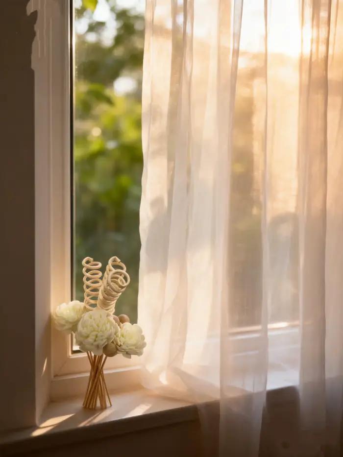 9 bâtonnets diffuseurs de parfum en rotin artificiel, recharge pour diffuseur d'arômes, bricolage floral