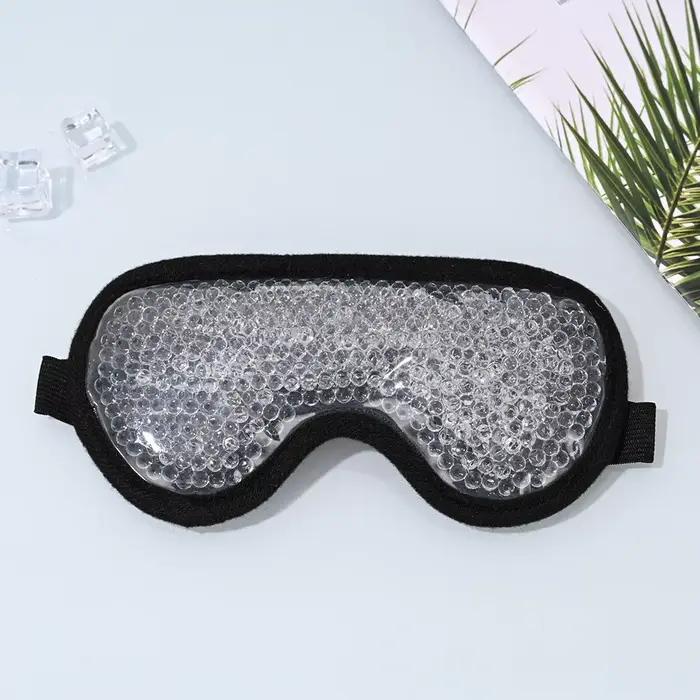Masques pour les yeux et le visage, masque facial froid, compresse chaude et froide pour les cernes
