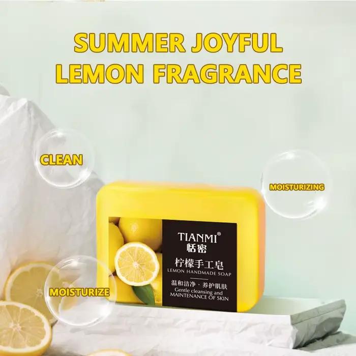 Savon fait main au citron 2 pièces
