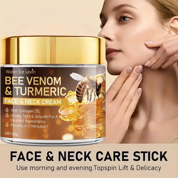 Crème hydratante et raffermissante pour le visage et le cou au venin d'abeille