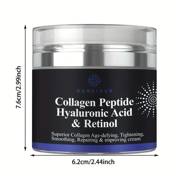 Crème peptidique au collagène