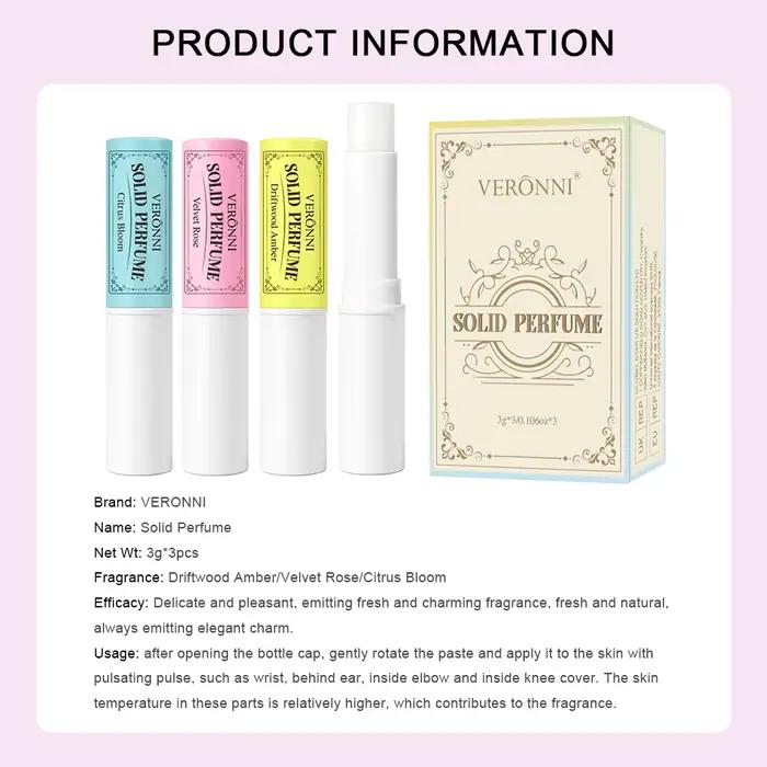 Coffret cadeau de parfums solides VERONNI