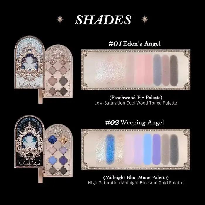Flower Know – ensemble de maquillage, Collection Little Angel, coffret cadeau, ombre à paupières, Bl