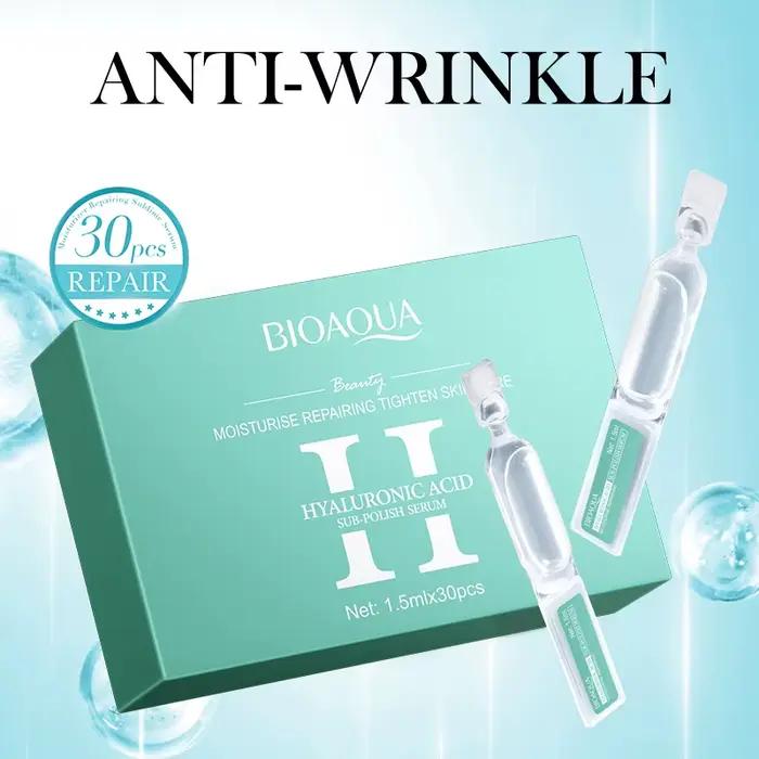 Essence de rétinol de vitamine C, liquide, acide hyaluronique, sous-polissage, hydratant, Anti-rides, raffermissant, estompe les ridules, soins de la peau