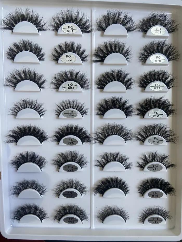 16 Styles mélanger cils de vison 3D