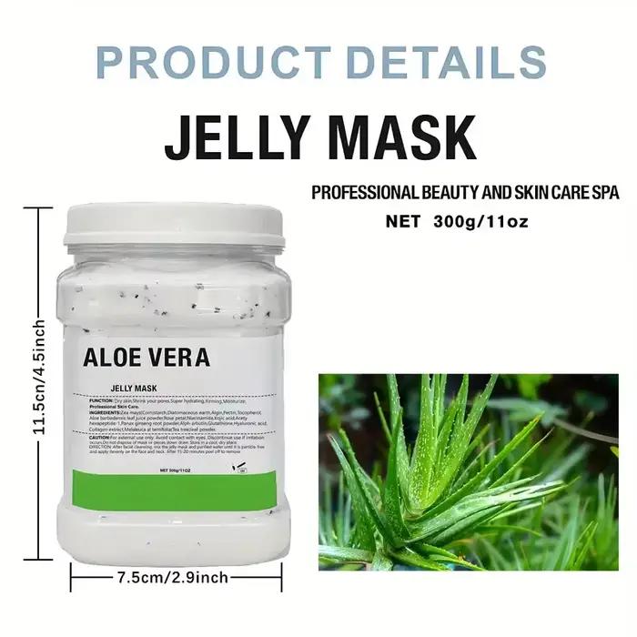 Masque hydratant et raffermissant pour le visage à base de poudre hyaluronique