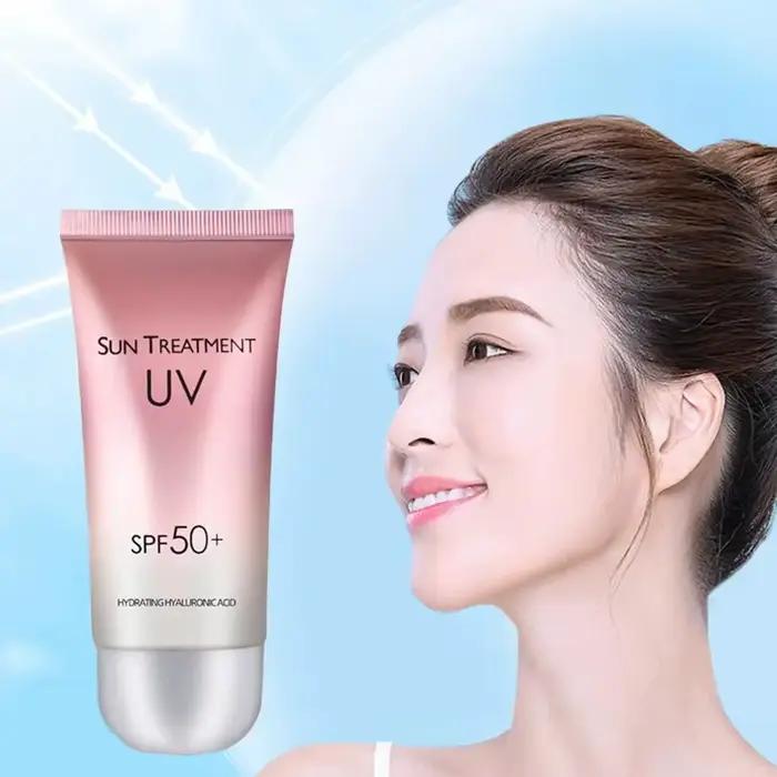 Crème solaire SPF 50 + crème solaire visage corps peau crème de protection huile-contrôle hydratant visage corps soins de la peau