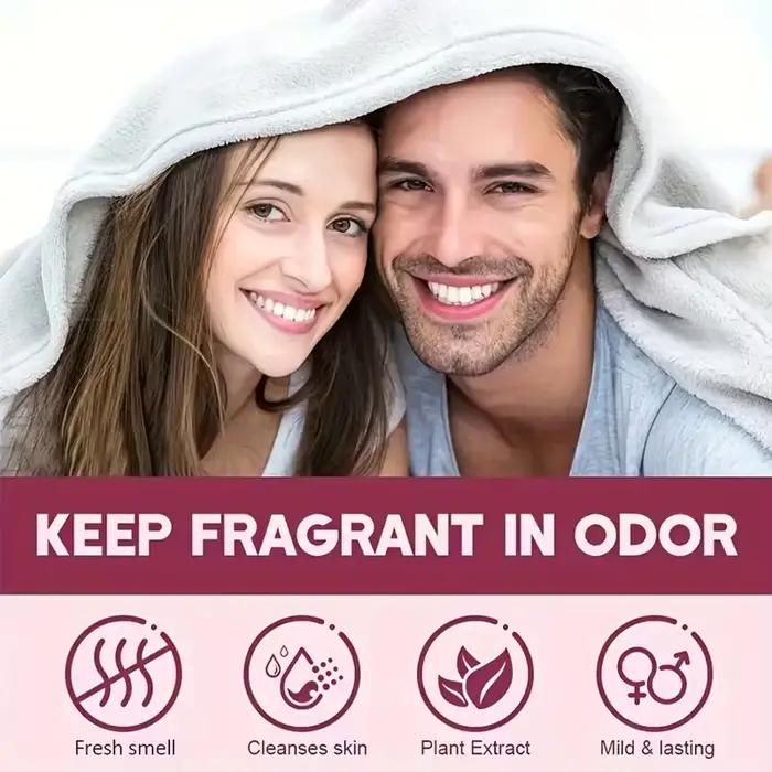 Déodorant roll-on pour le corps pour femmes, parfum pamplemousse frais et doux, formule hypoallergénique sans aluminium, contient de l'huile de noix de coco, nettoyage en profondeur, désodorisation 72