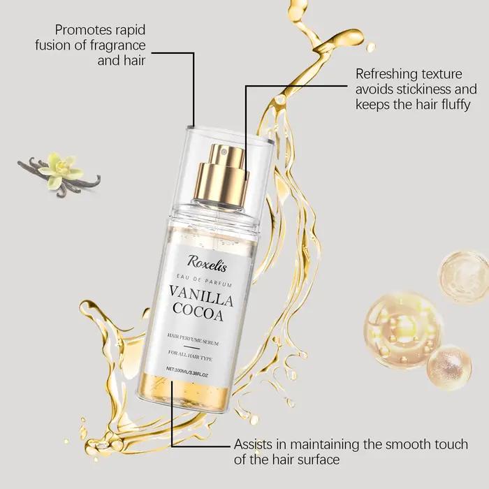 Roxelis vanille cacao soin des cheveux parfum Spray