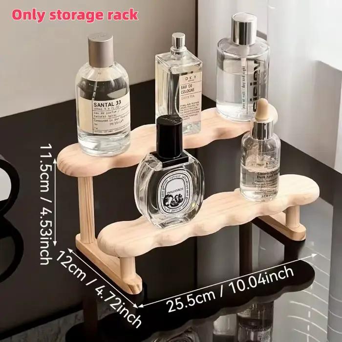 Présentoir créatif, étagère en bois pour organisateur de parfum, présentoir de parfum, vitrine de fi