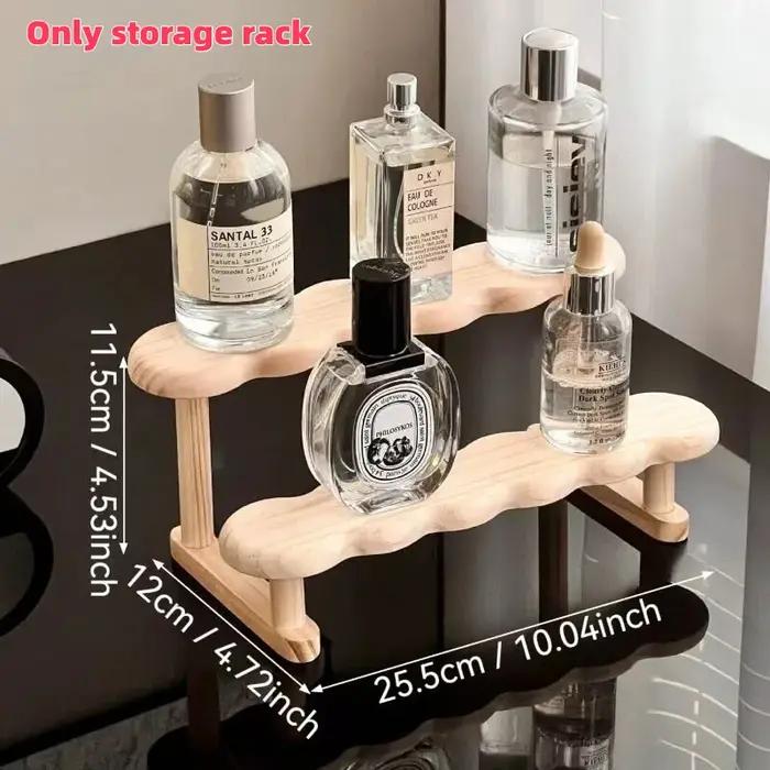 Présentoir créatif, étagère en bois pour organisateur de parfum, présentoir de parfum, vitrine de figurines, support de rangement de poupées