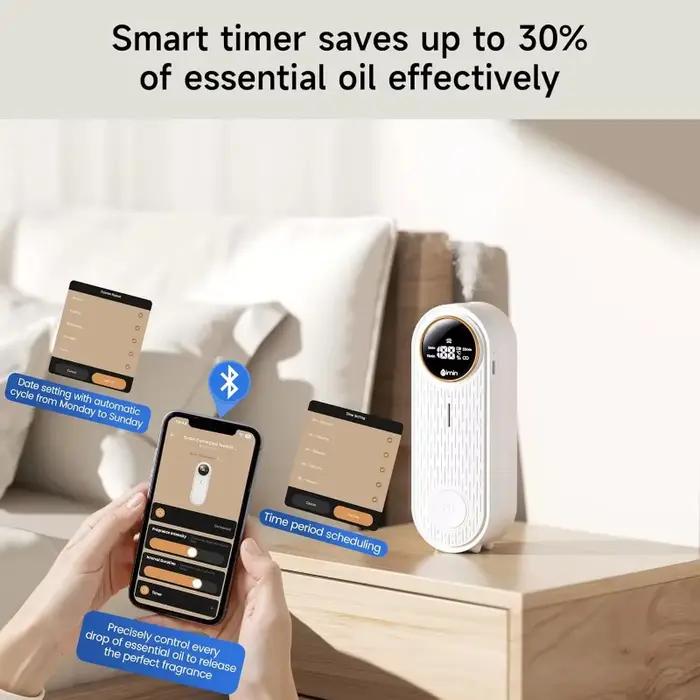 A71Z – Machine d'aromathérapie intelligente, humidificateur pour chambre à coucher, toilettes à Air frais, désodorisation, salle de parfum et de parfum