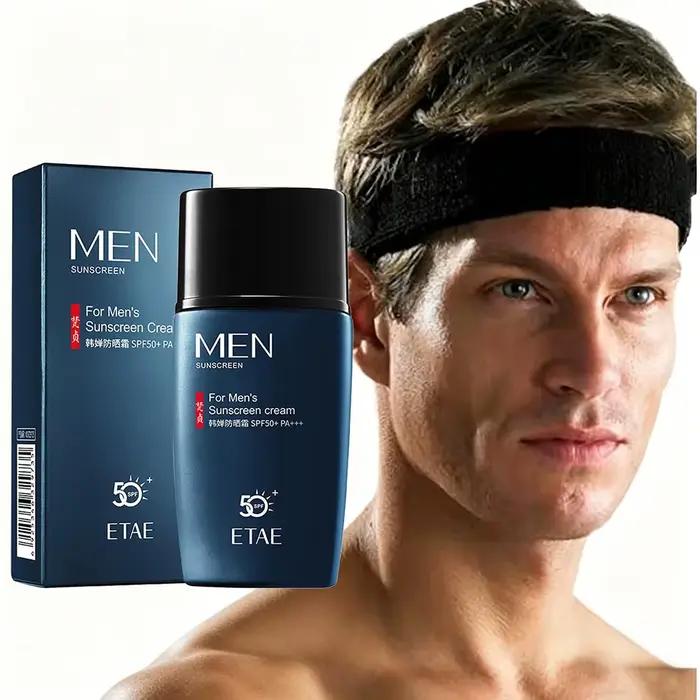 Crème solaire SPF 50 pour le visage pour hommes