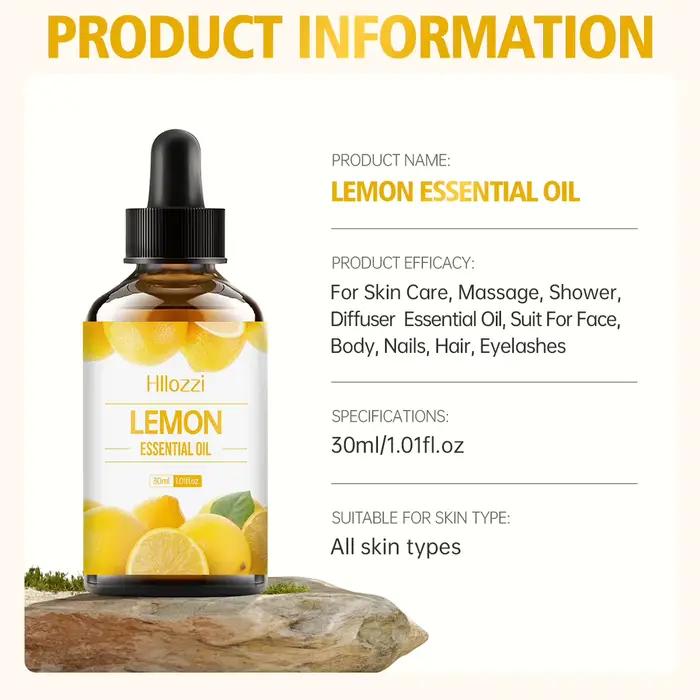 Huile essentielle de citron pour humidificateurs