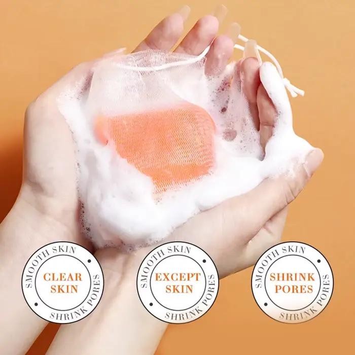 Savon au curcuma pour le visage soins de la peau tendre beauté nettoyage du corps éclaircissement des aisselles foncées jambes nettoyants pour le corps revitalisant régénérant compatible avec tous les types de peau pour les femmes occa
